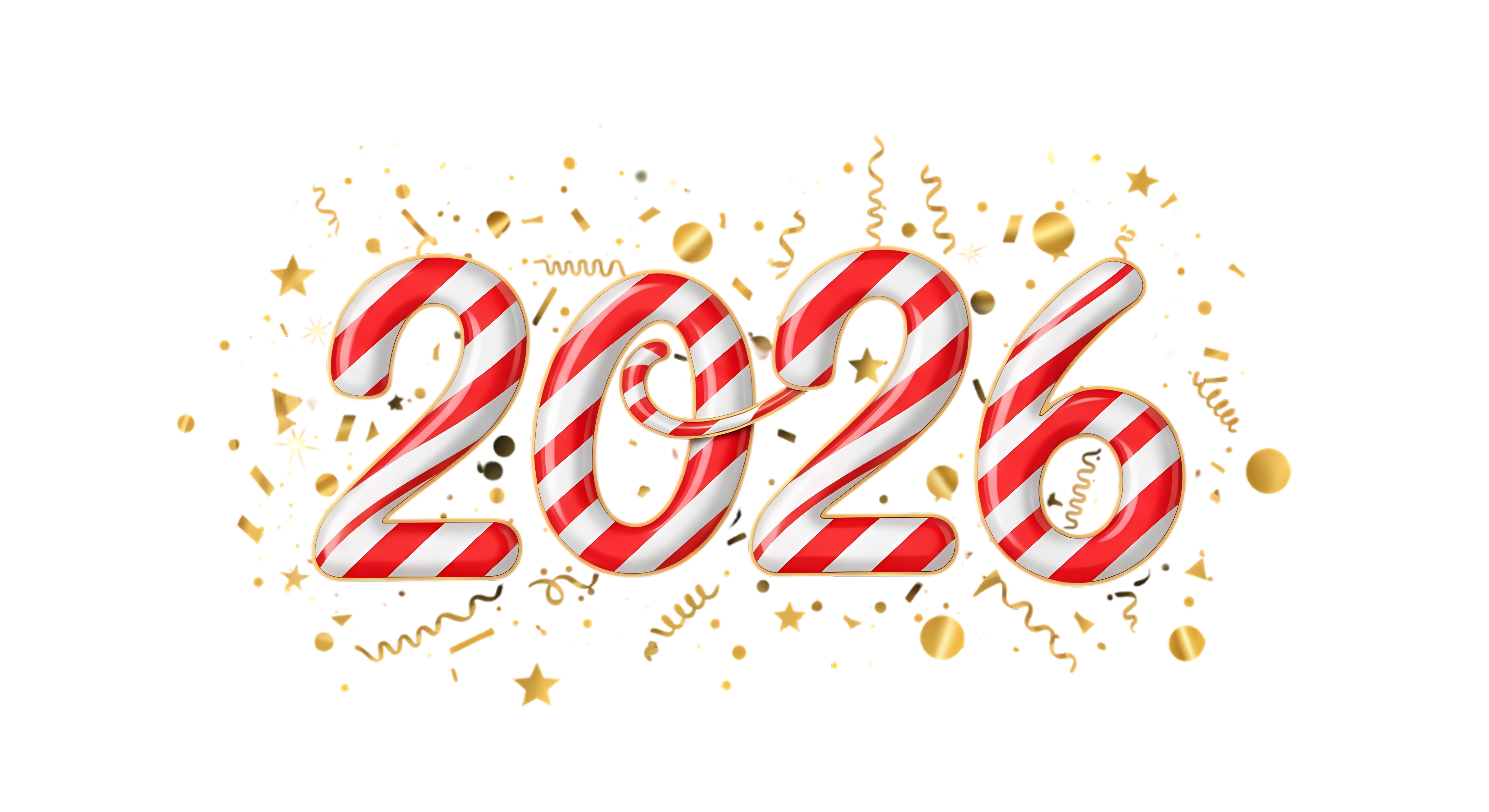 festive candy cane 2026 calligraphy art