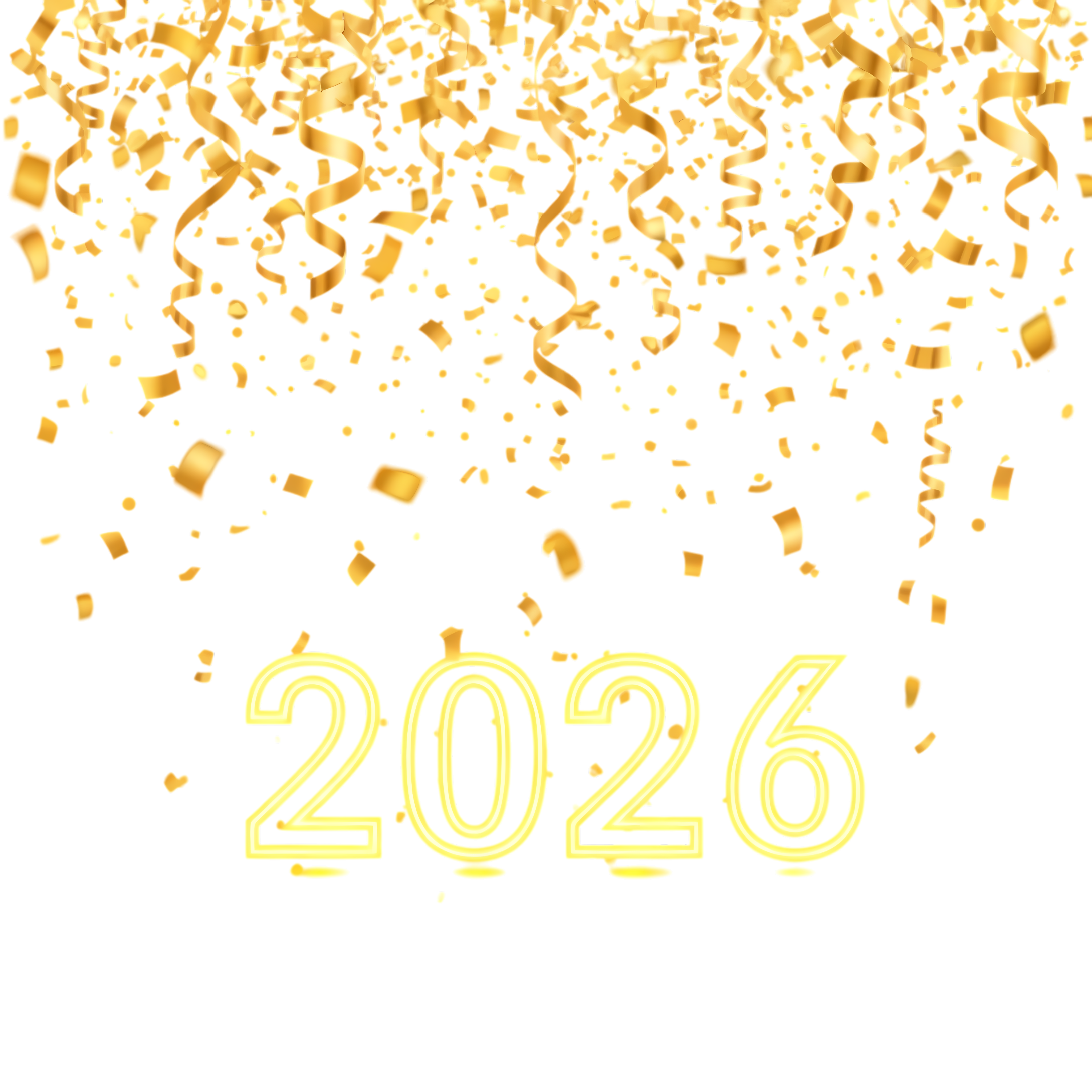 festive gold 2026 new year party background