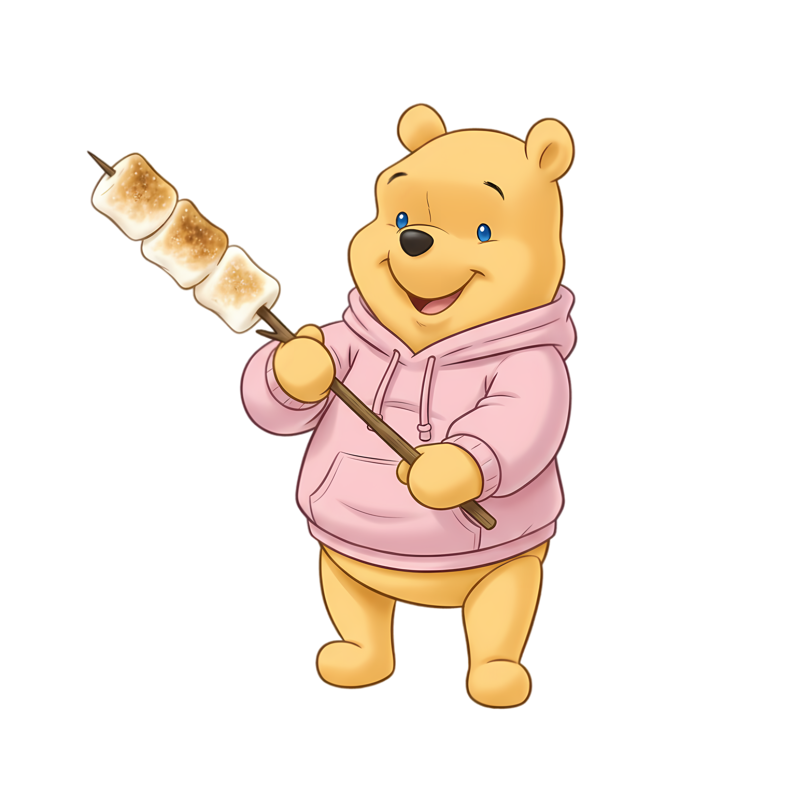 marshmallow hoodie style for winnie the pooh
