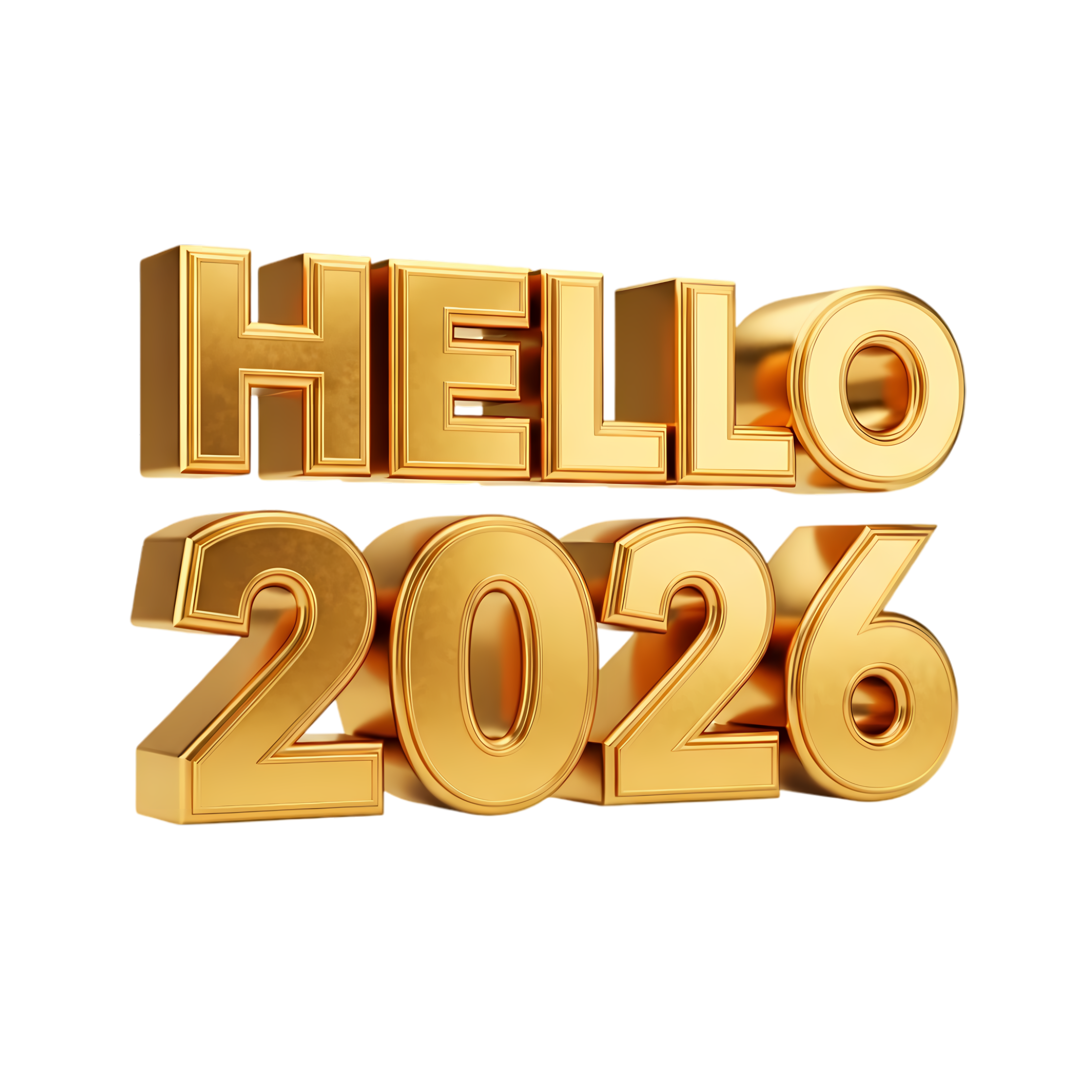new year 2026 sparkle script style with confetti