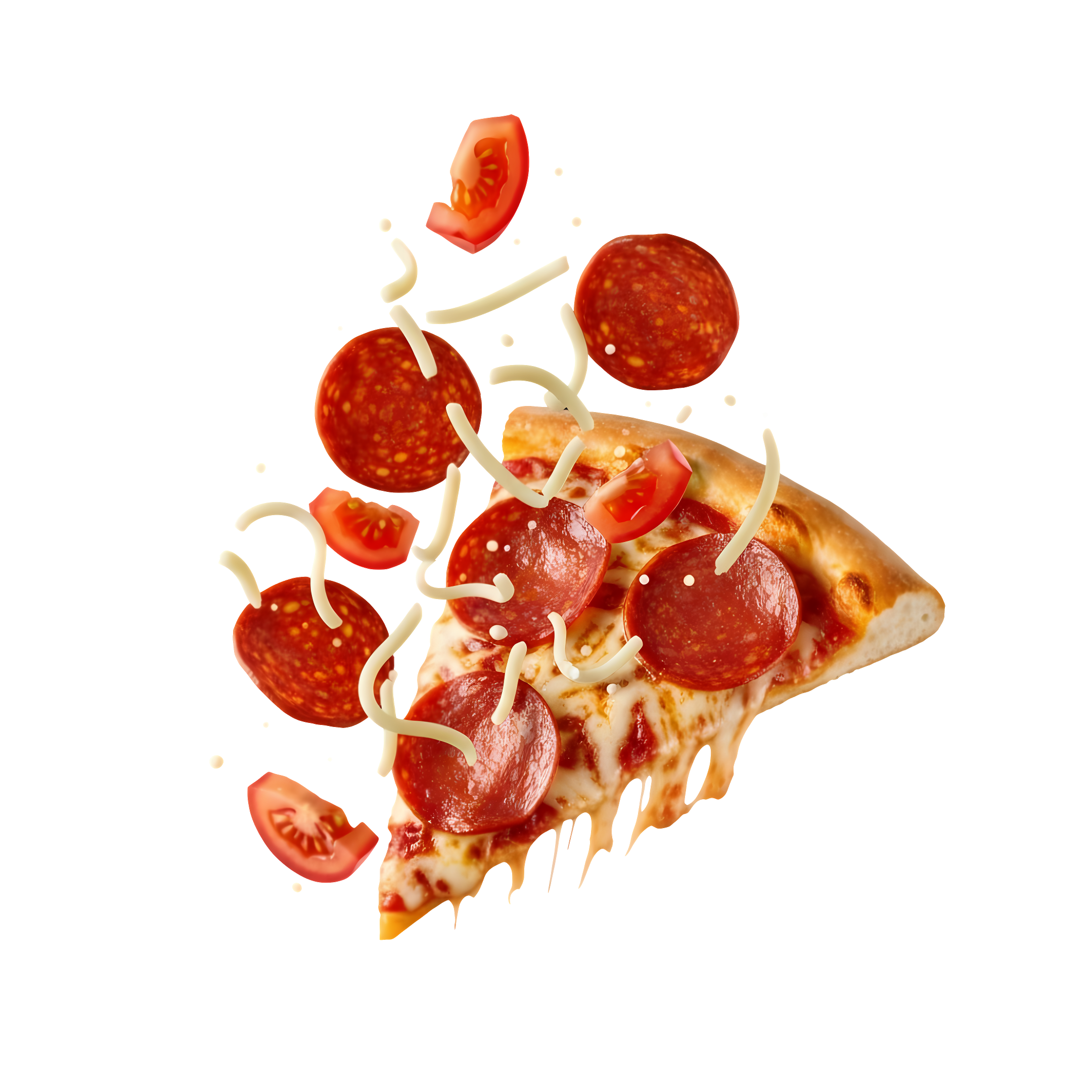 pizza slice with flyings png