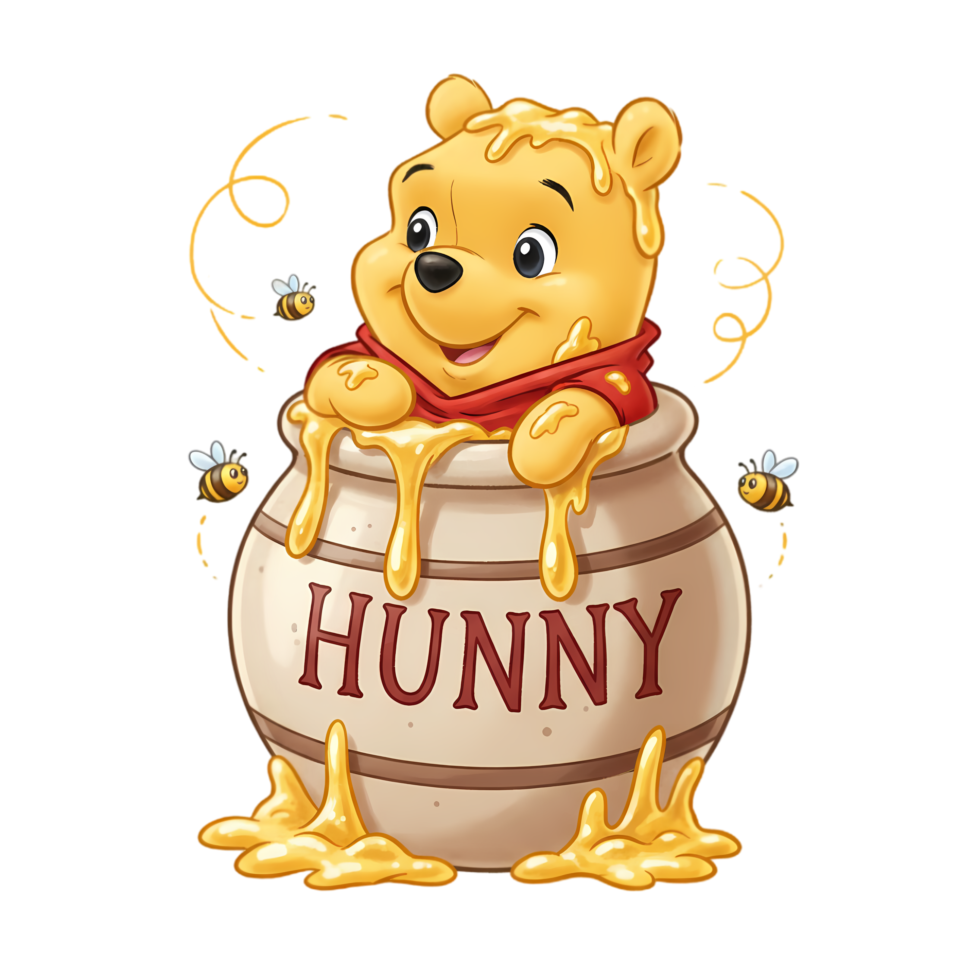 playful peek from honey pot winnie the pooh