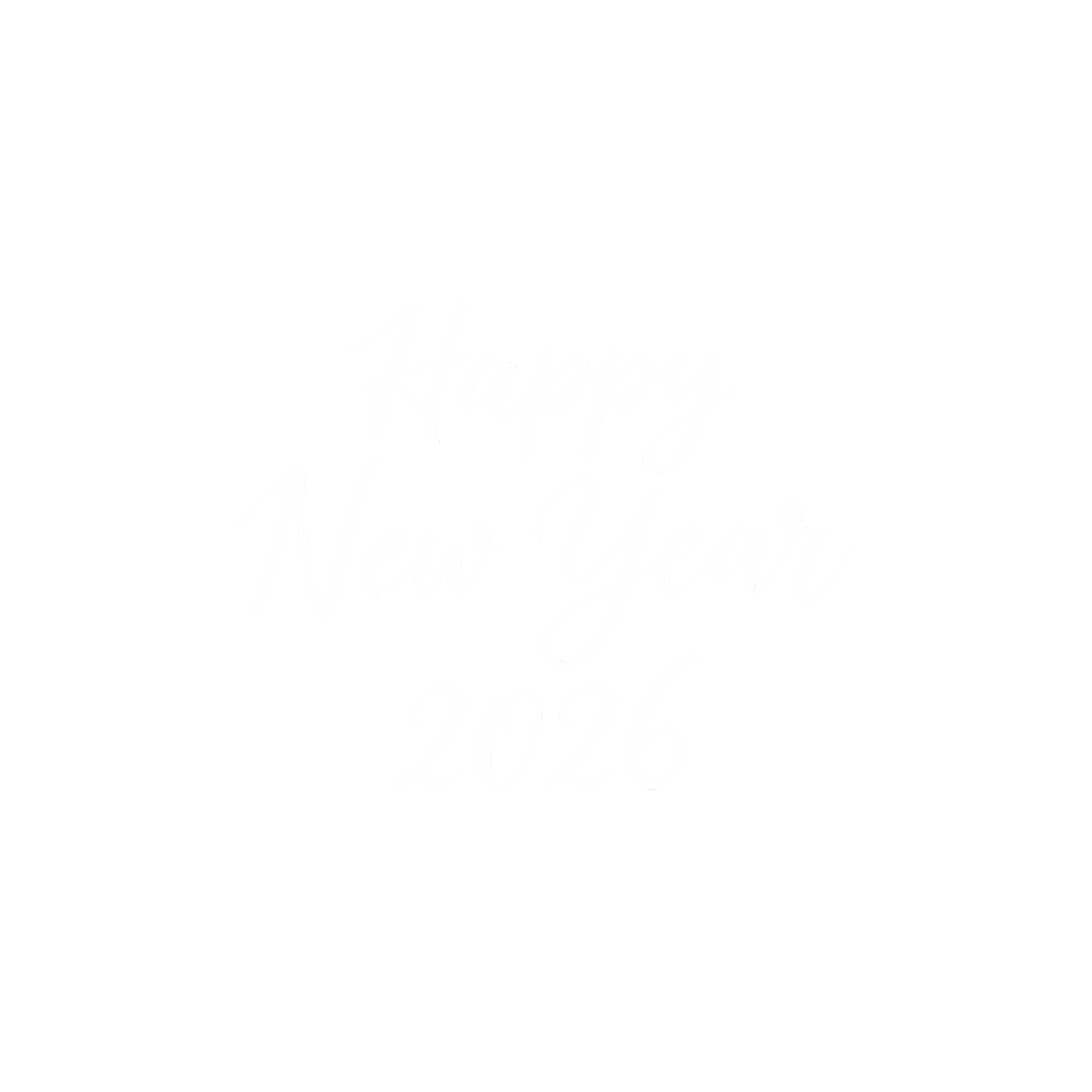 stylish happy new year 2026 greeting script