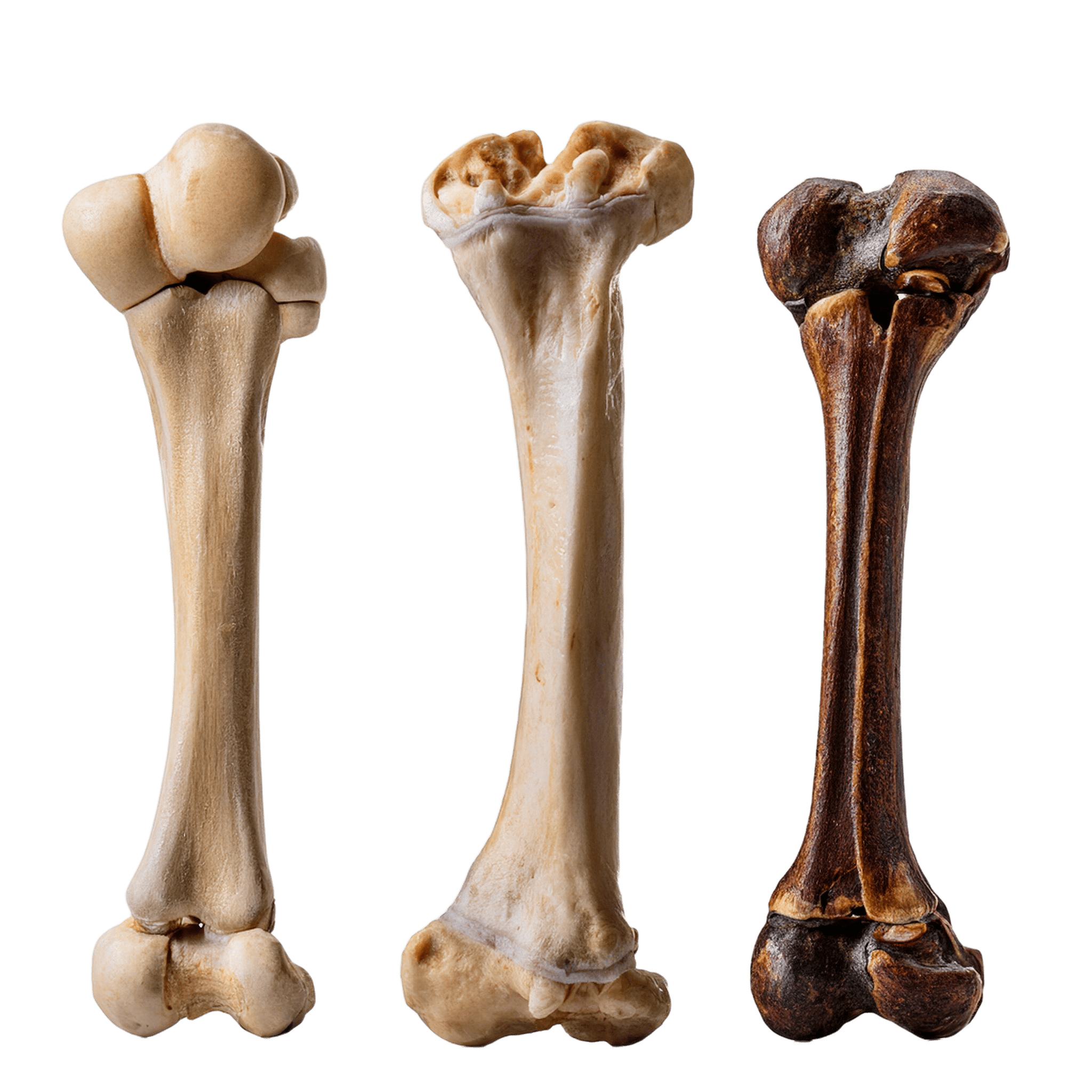 animal bones in brown and white shades png