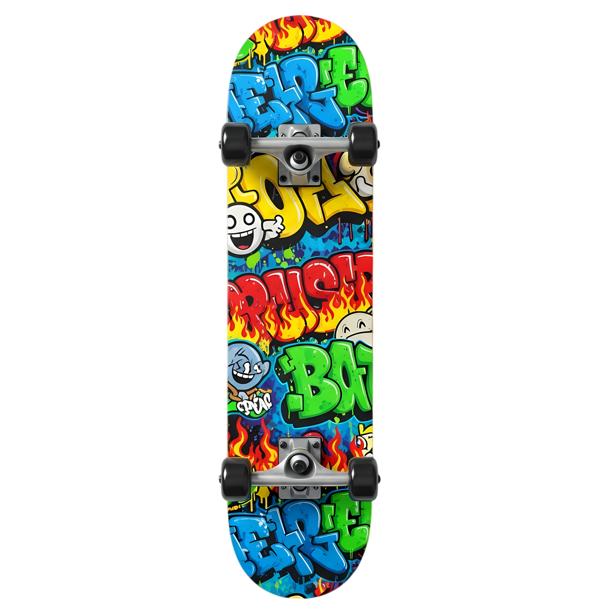graffiti pattern skateboard for skaters