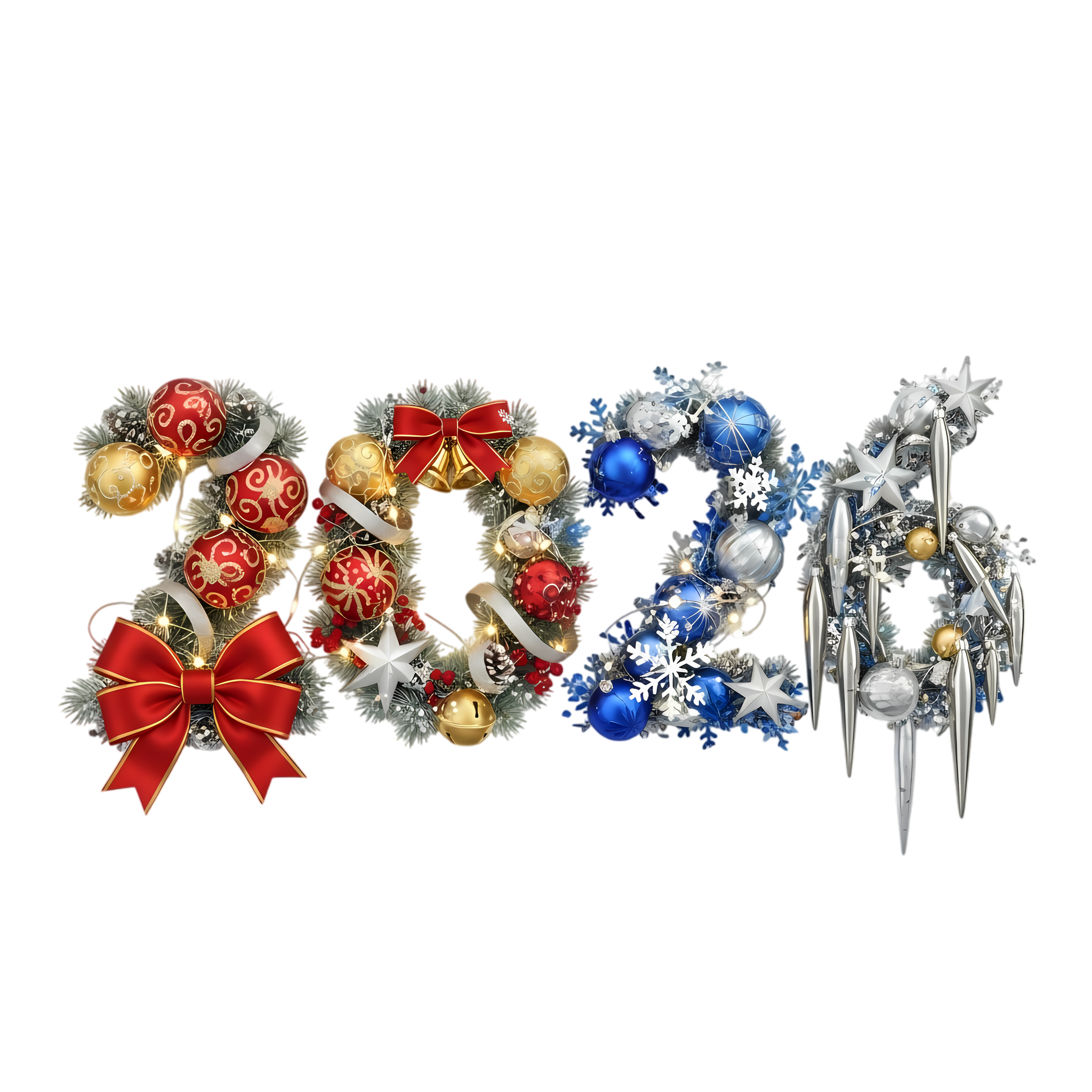 holiday ornamented 2026 celebration design