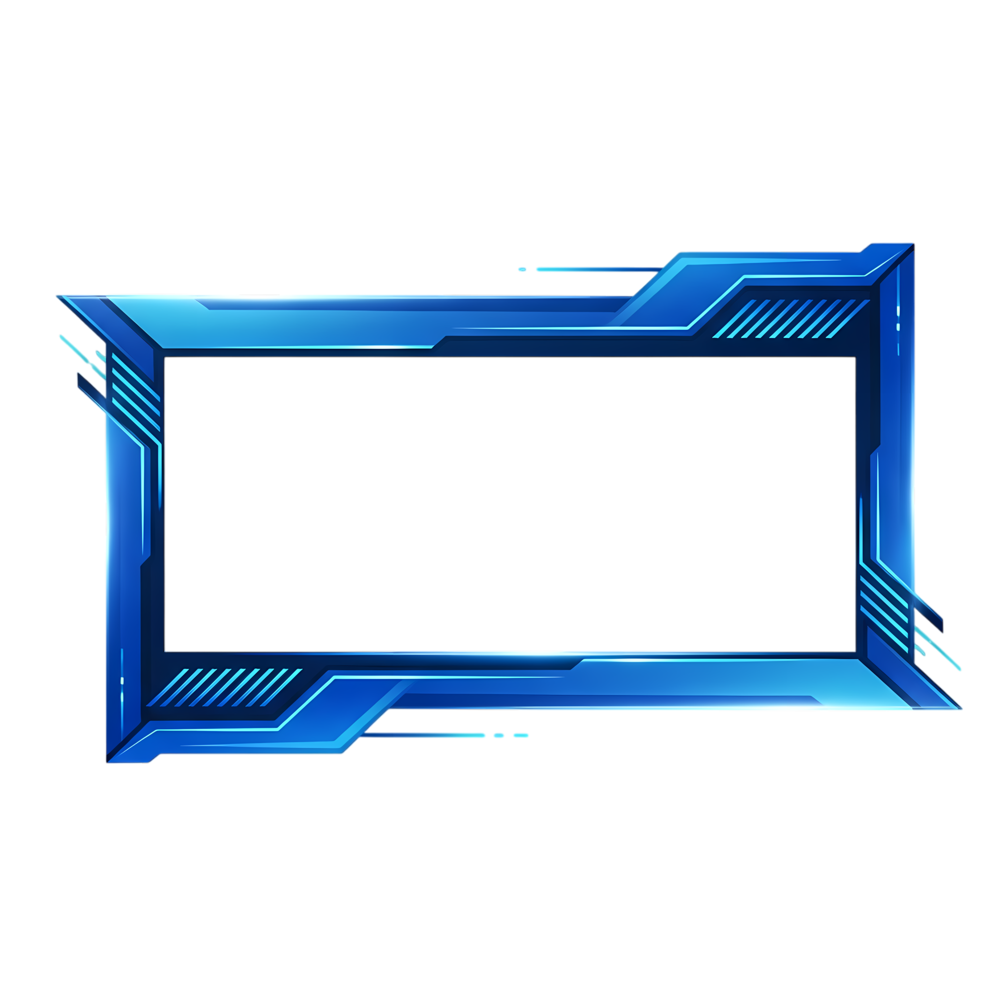 live streaming esports twitch frame blue and black