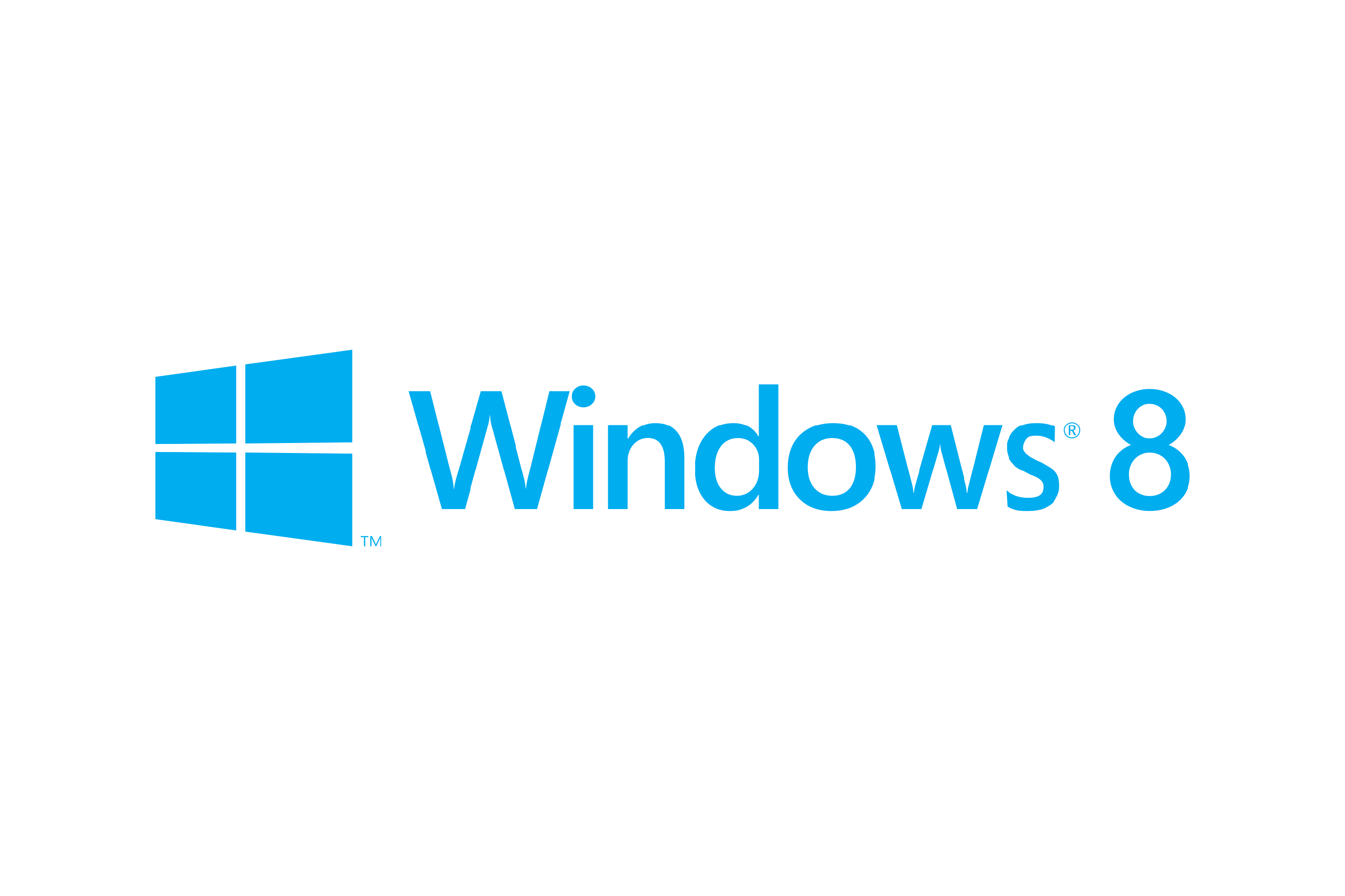 windows 8 logo png flat blue icon vector
