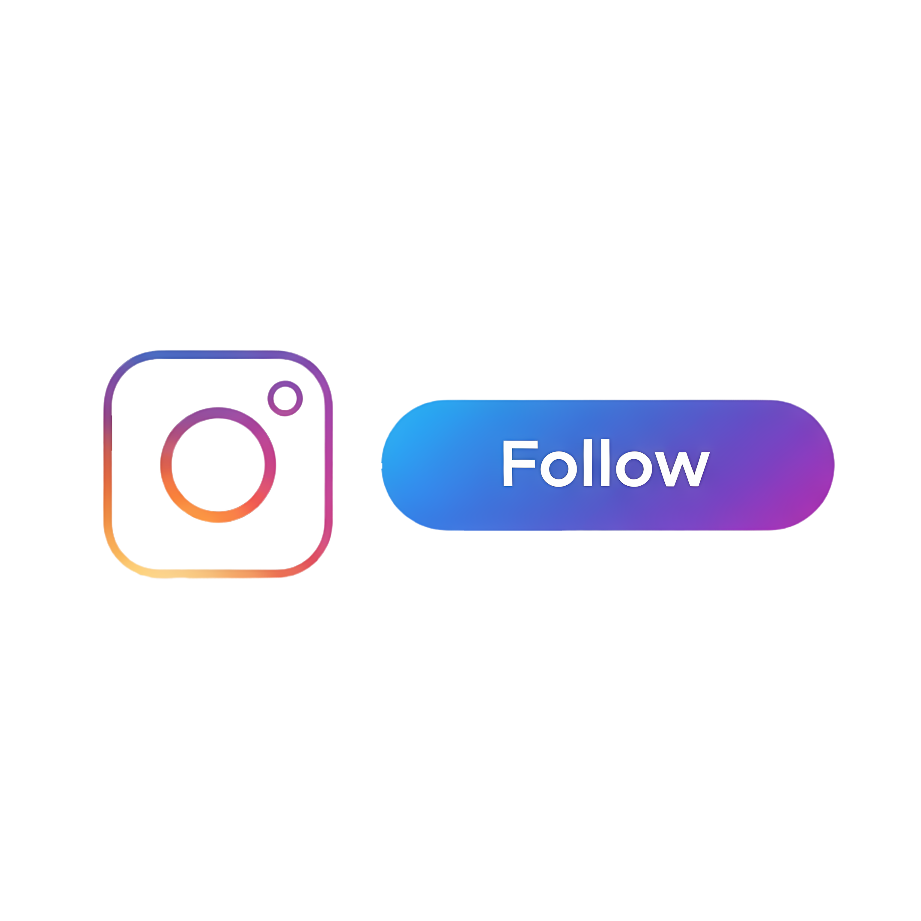 flat instagram follow icon