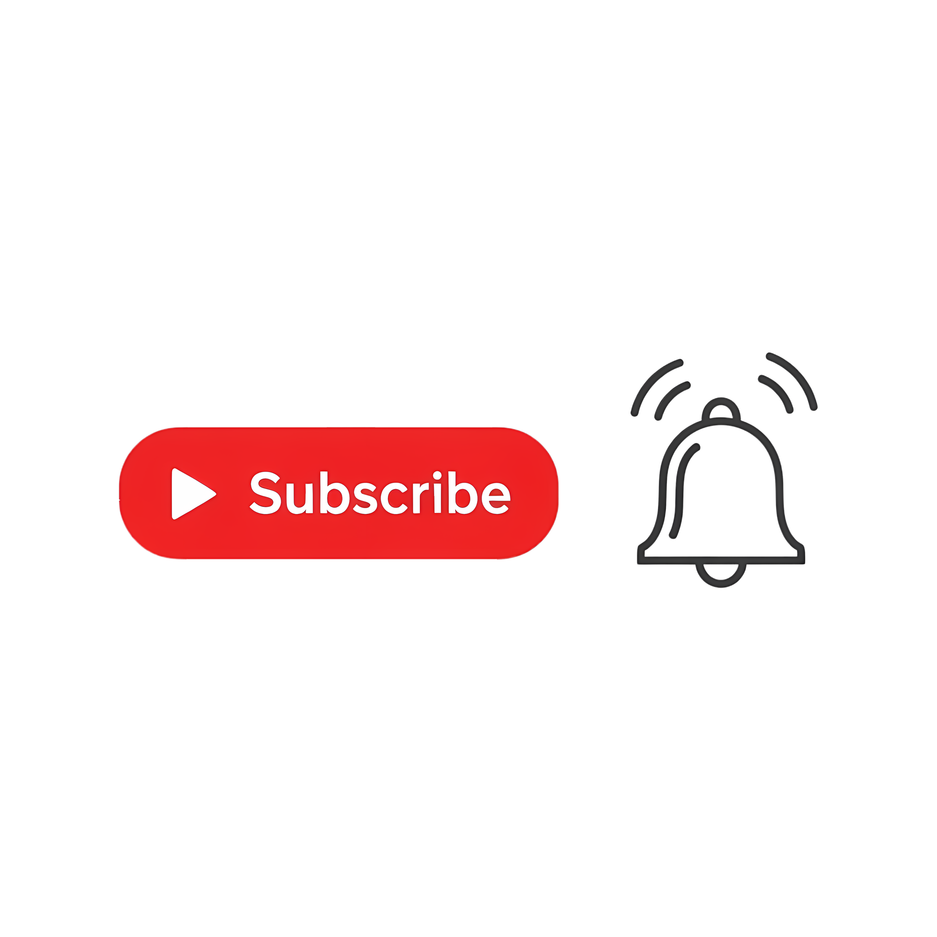 minimal vector youtube subscribe logo