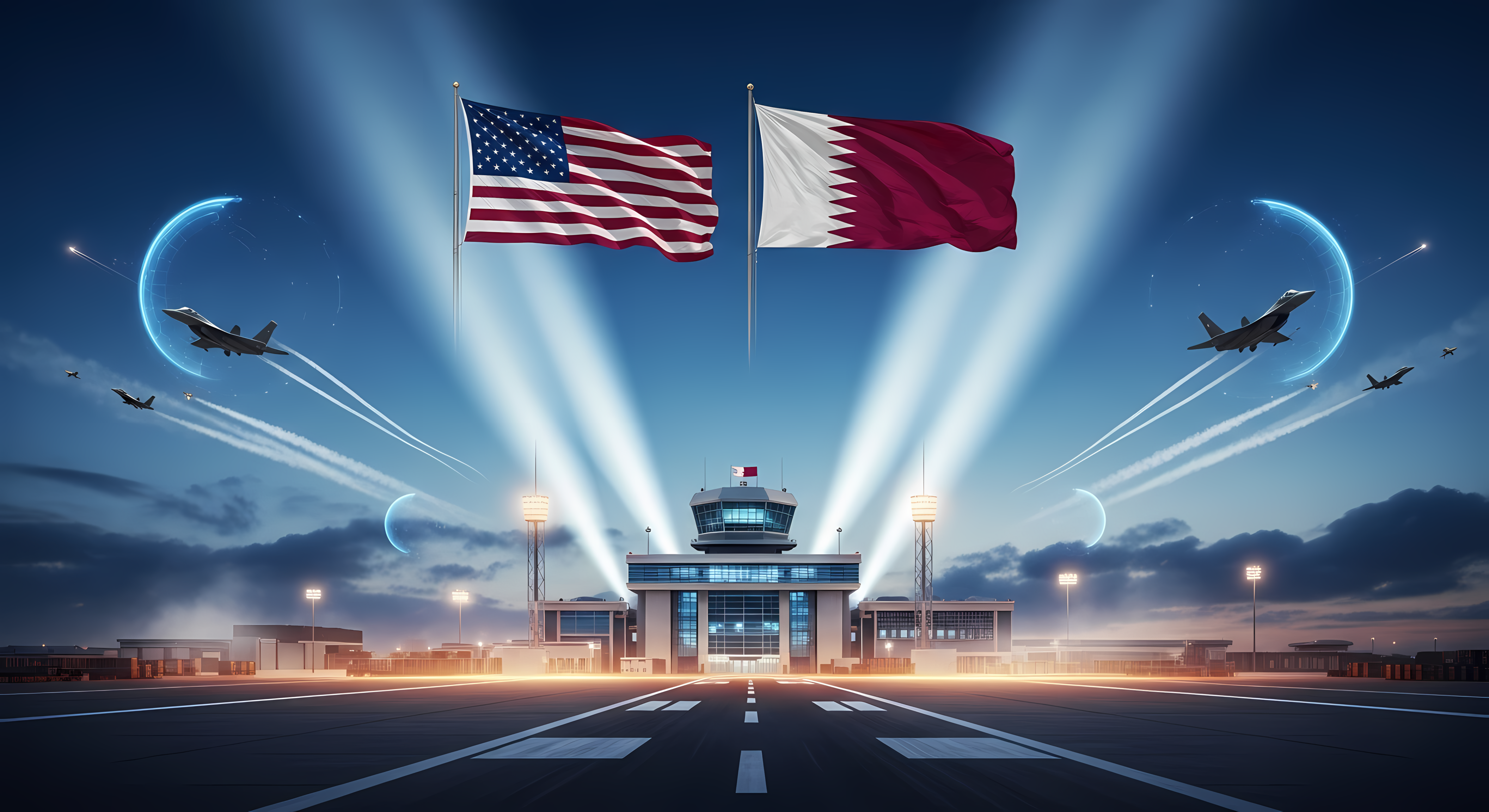 us qatar military airbase defense