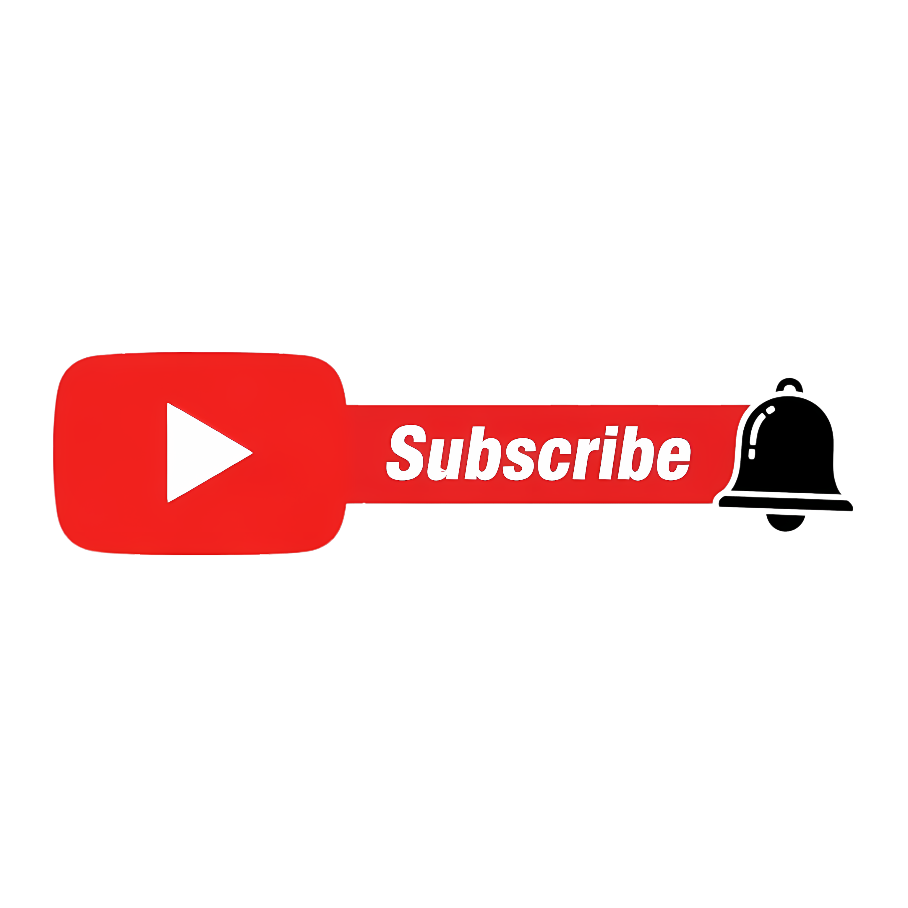 vector youtube subscribe and bell symbol