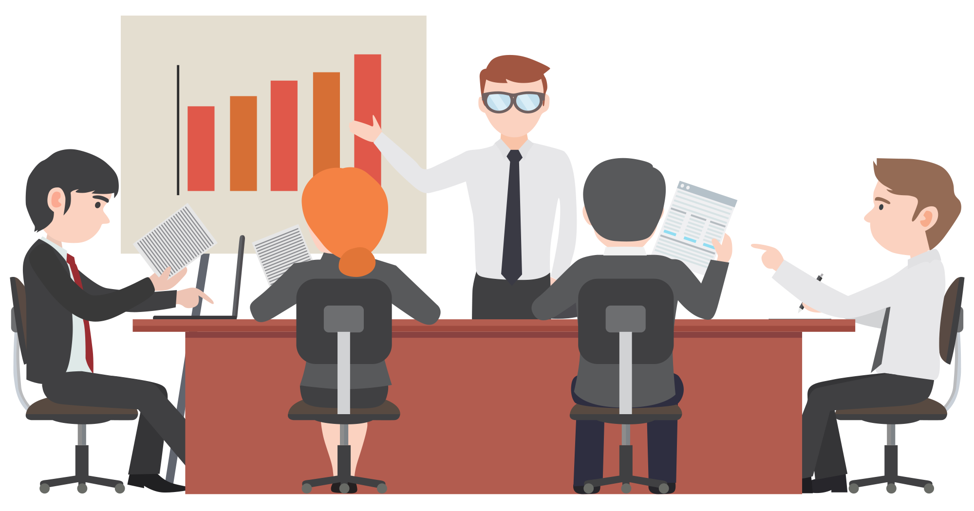 business management meeting marketing company business