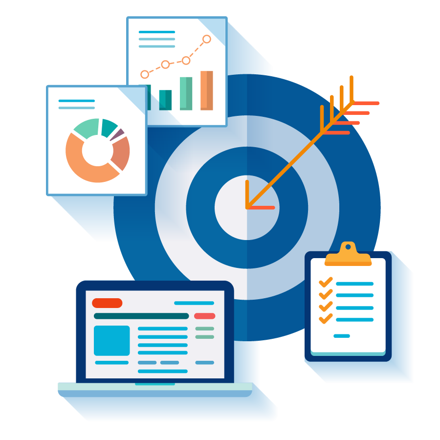 digital marketing business growth hacking target market graph