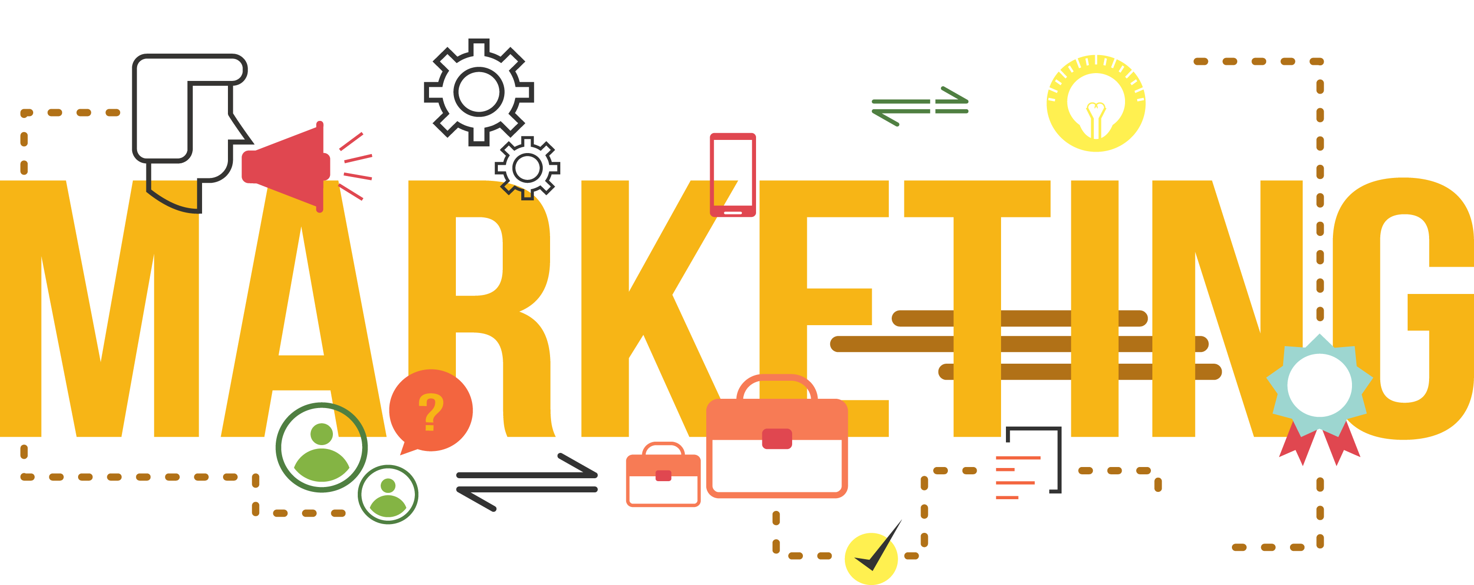 marketing strategy logo services marketing business yellow marketing