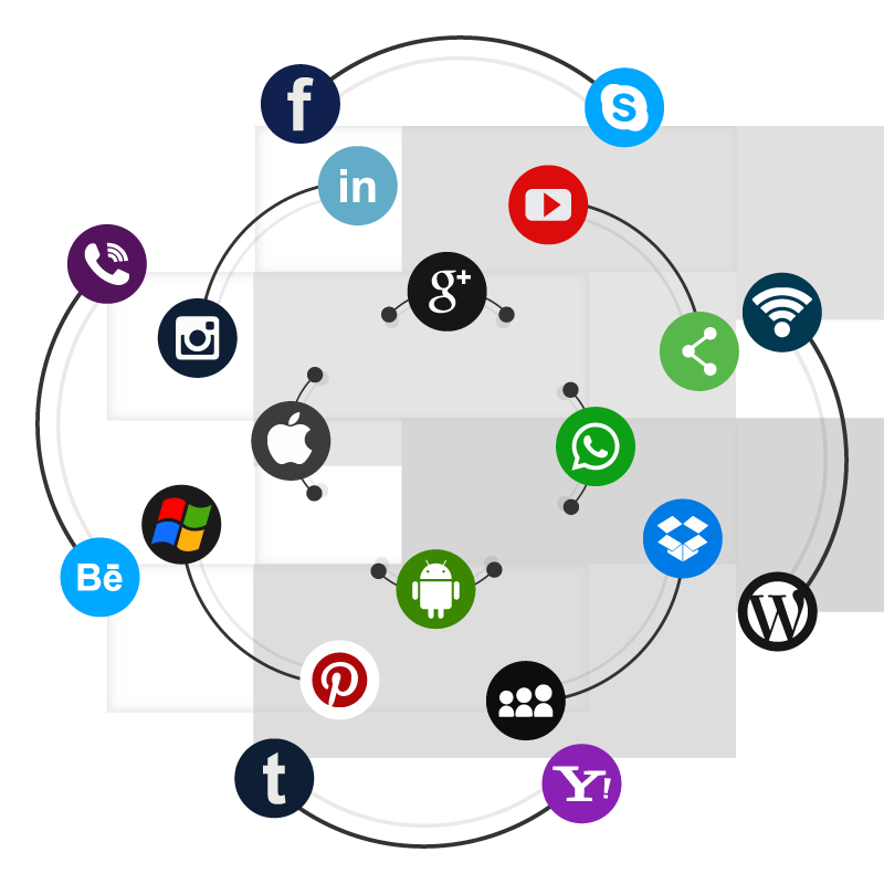 social media marketing digital marketing social media optimization vector social network
