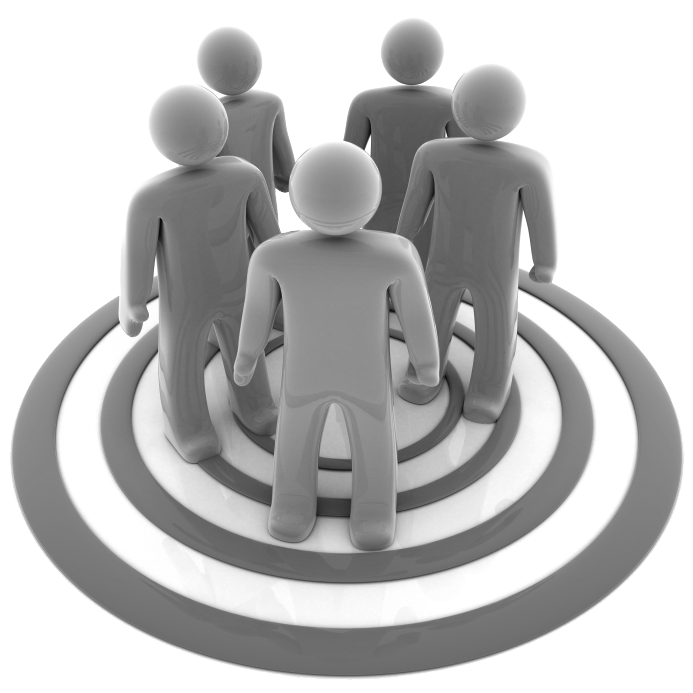 target market target audience marketing clip art market