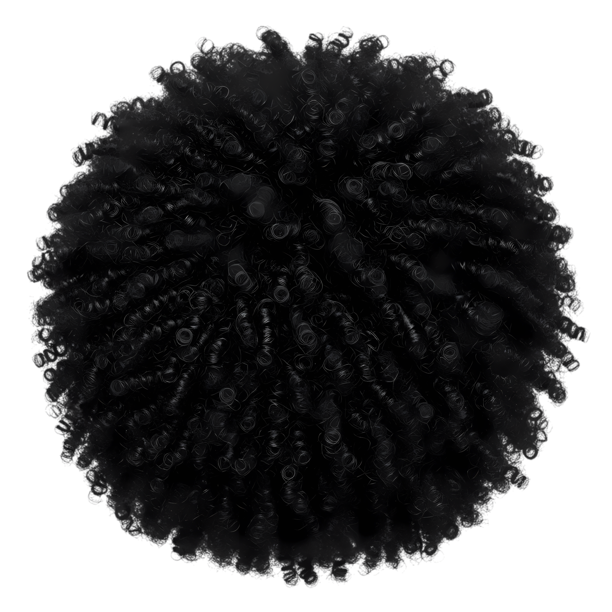 black afro haircut