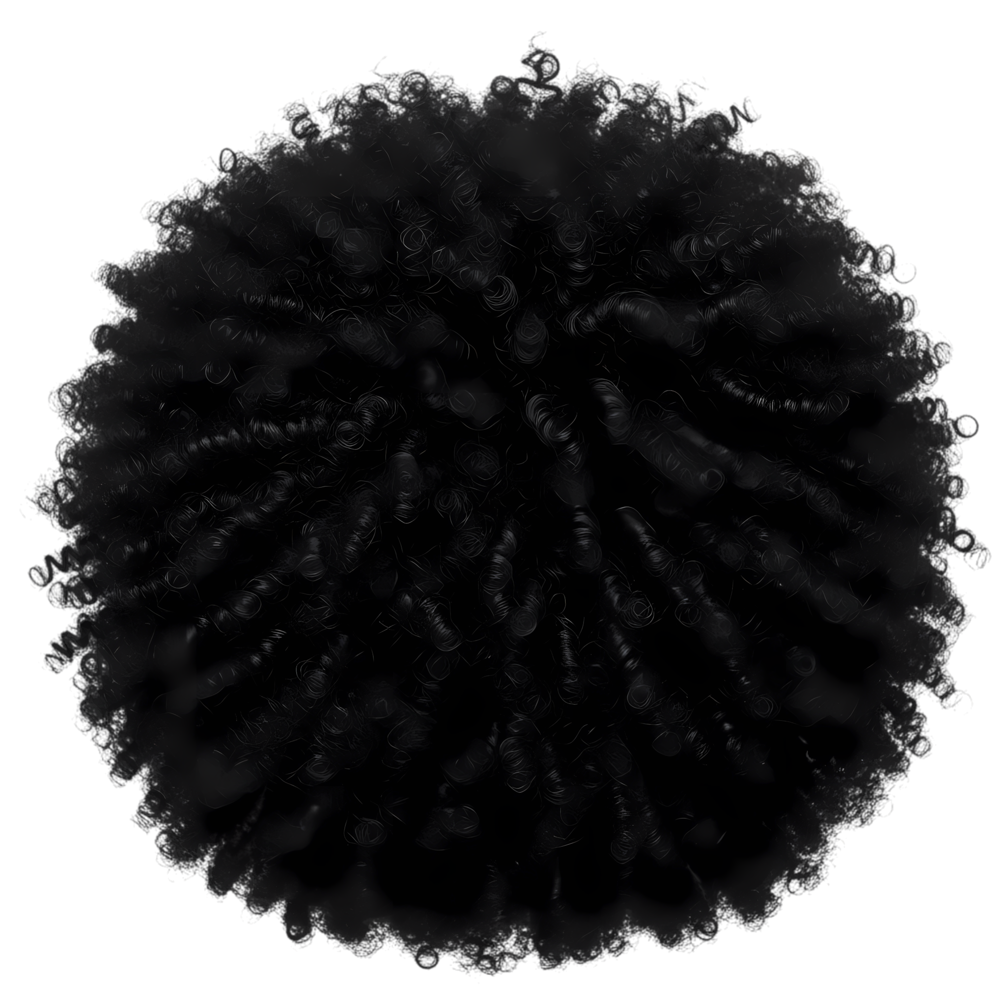 black afro hairstyle
