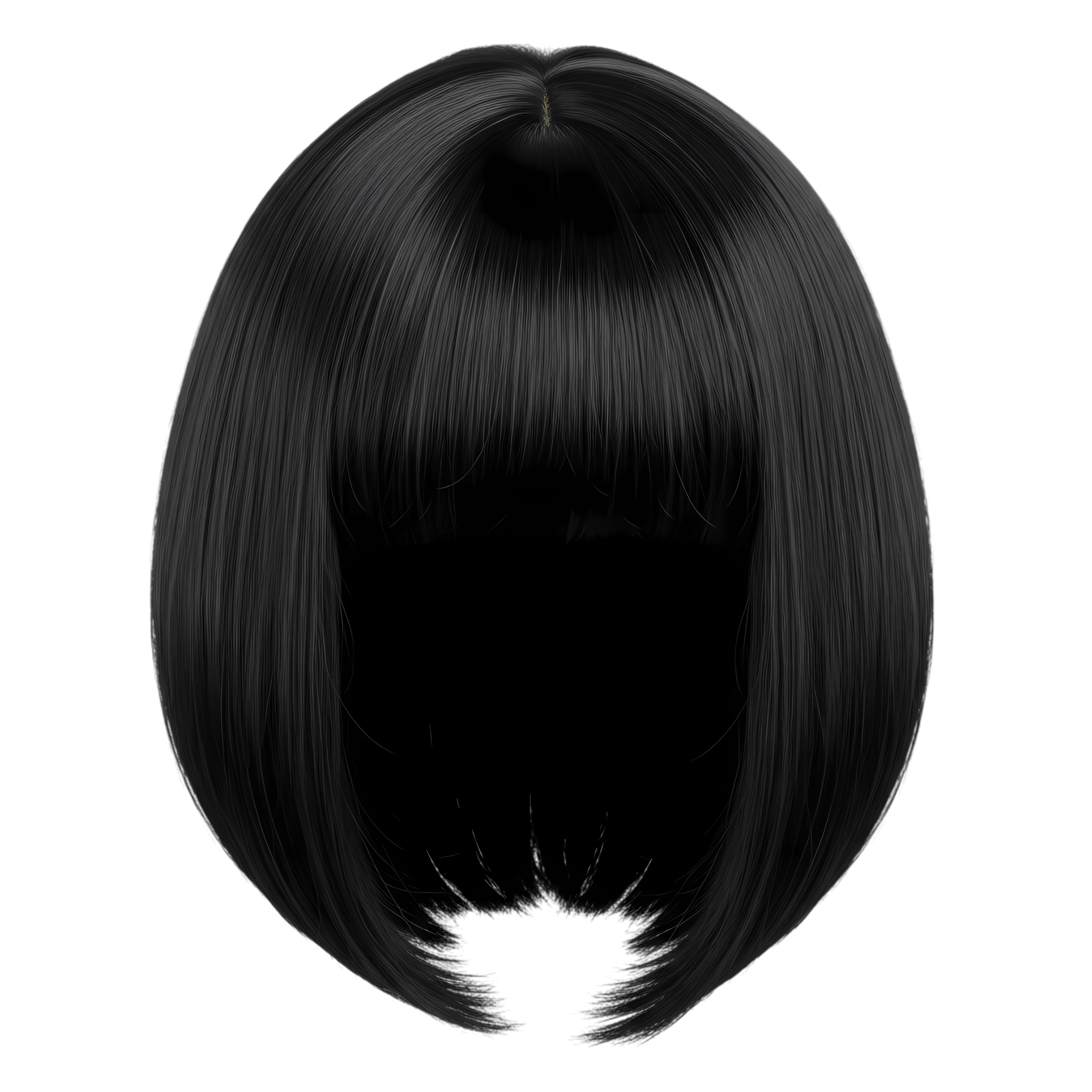chin length bob hair