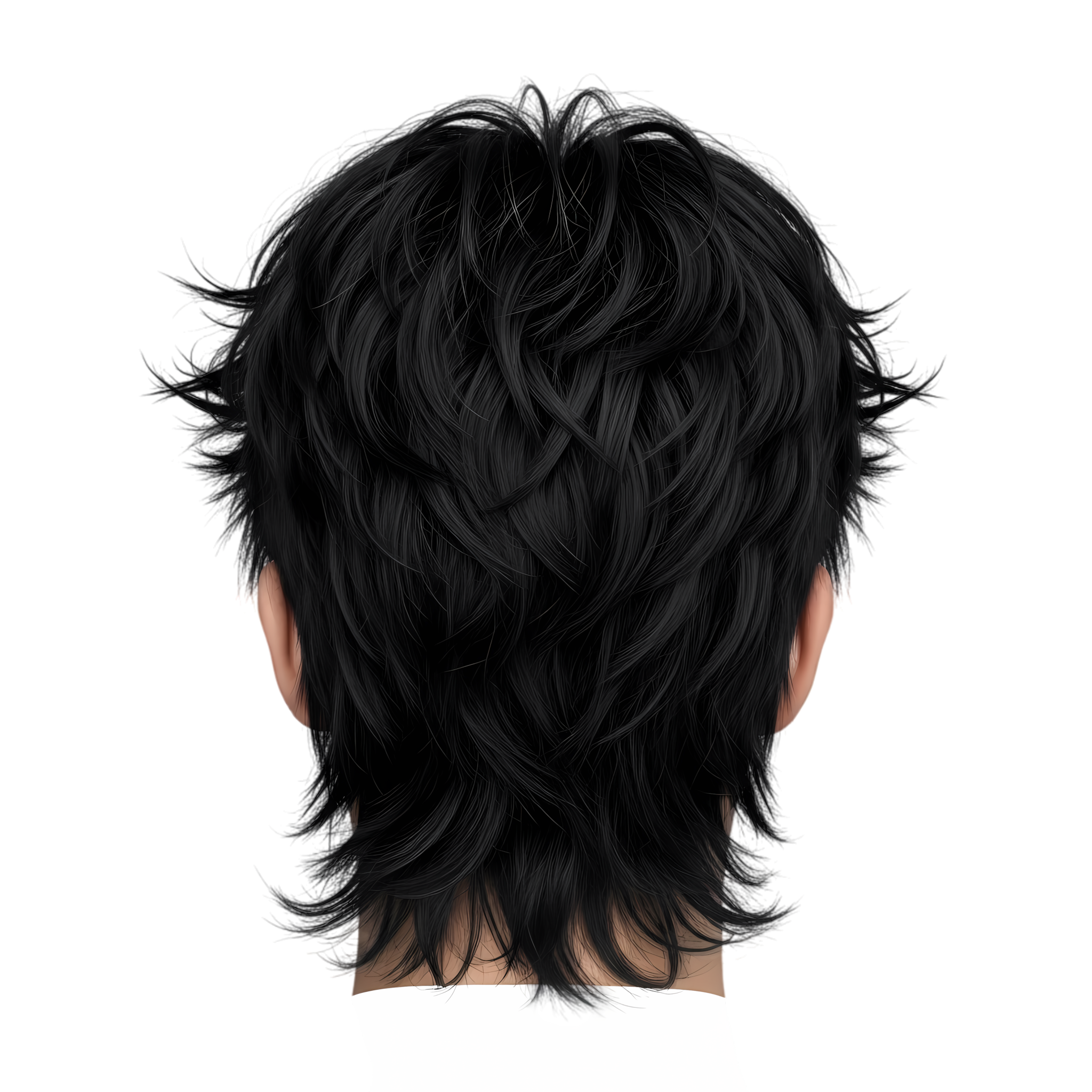 classic mullet hairstyle