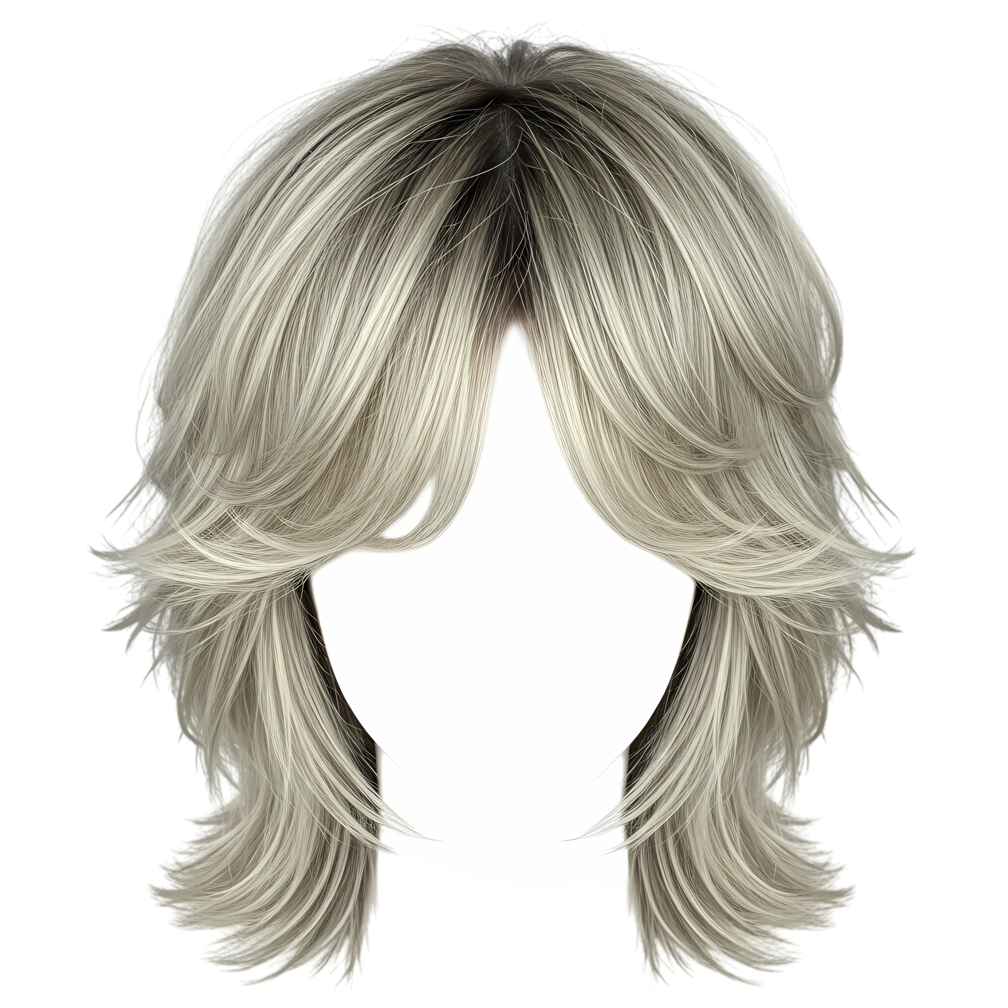 feathered layers shag hairstyle