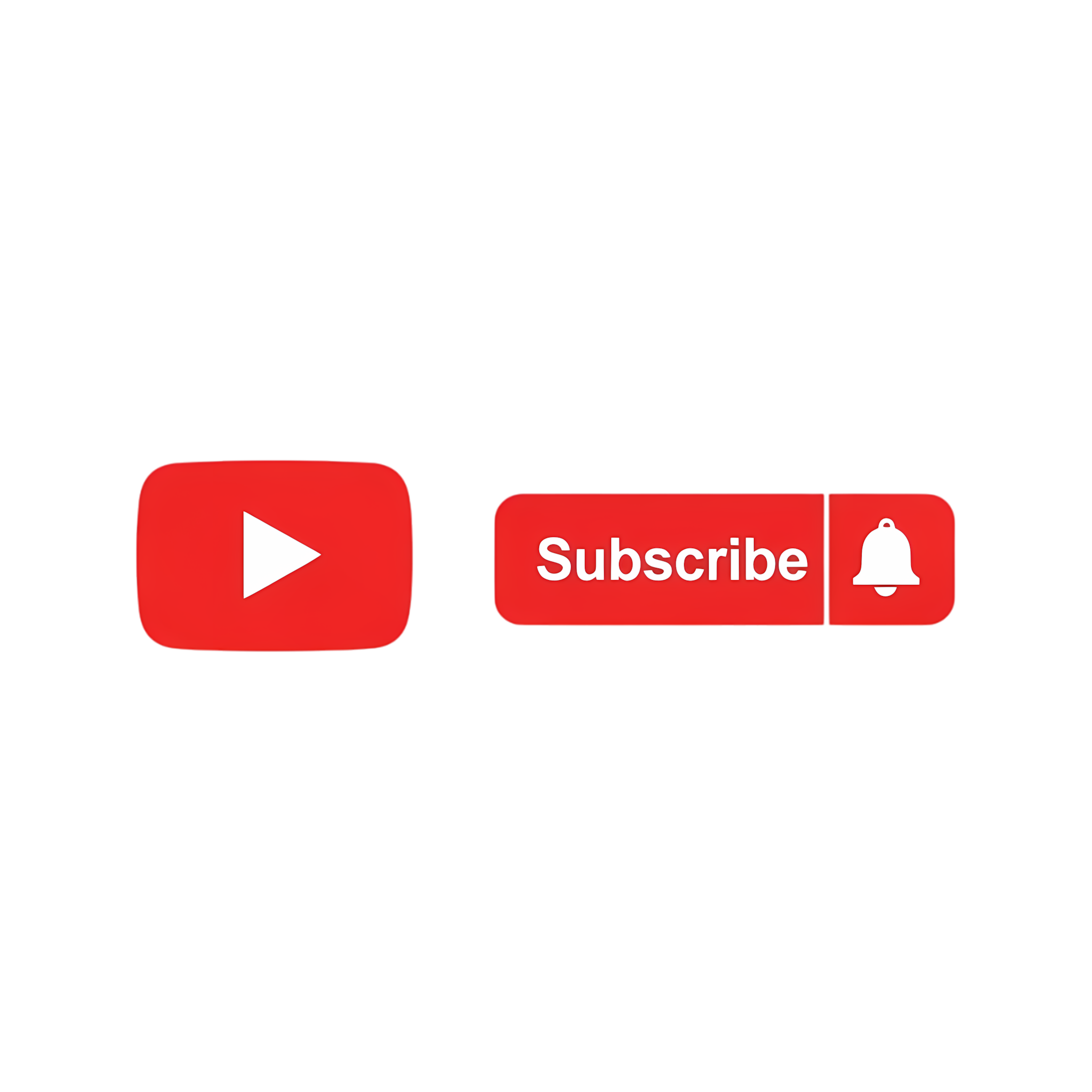 minimal flat youtube subscribe symbol