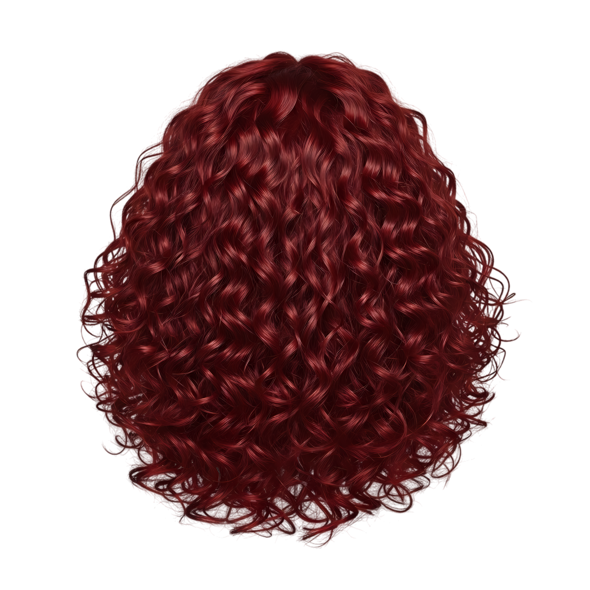 realistic womens red curls