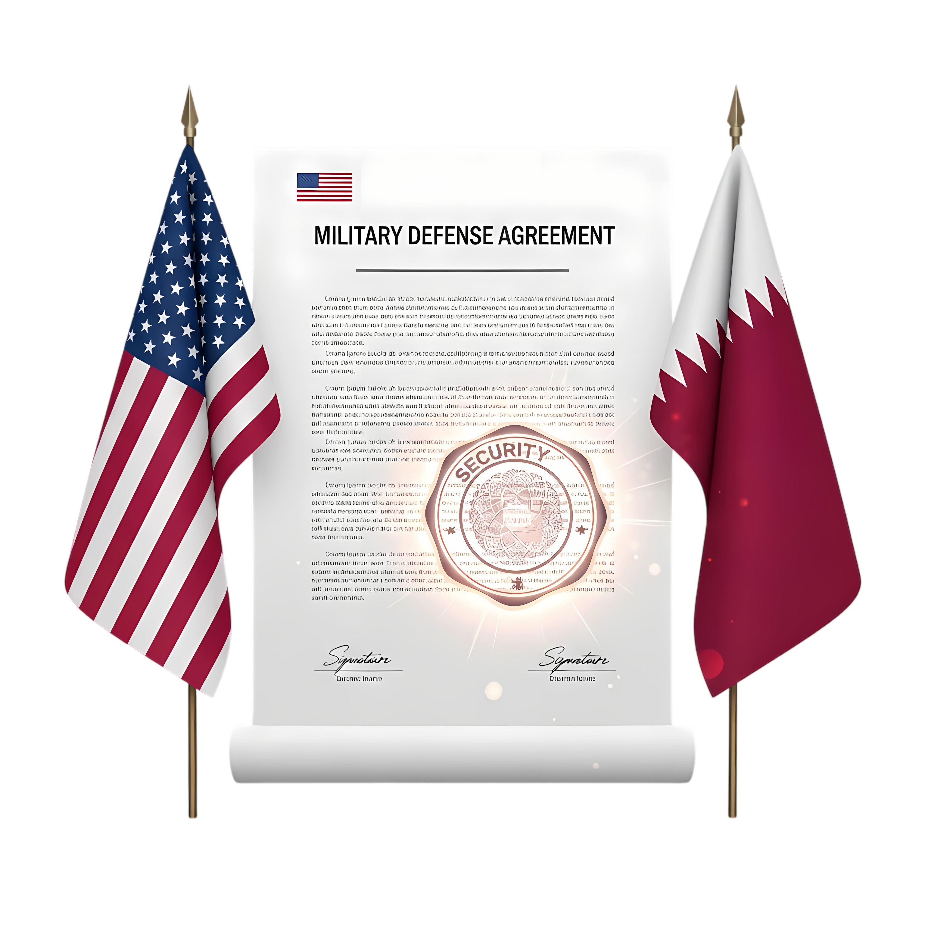 united states qatar defense agreement document