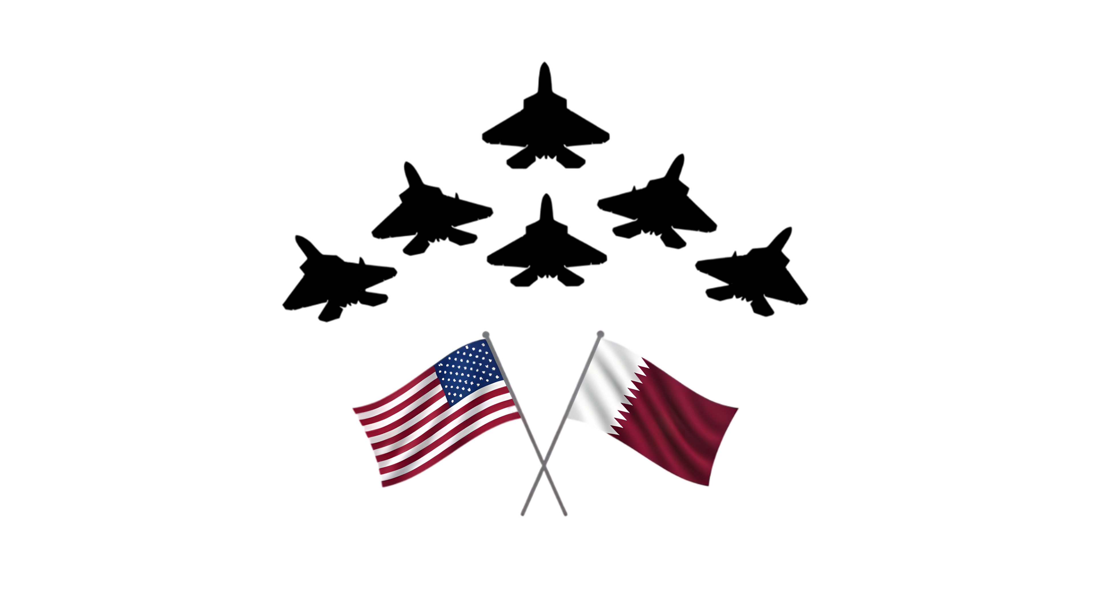 united states qatar military cooperation logo