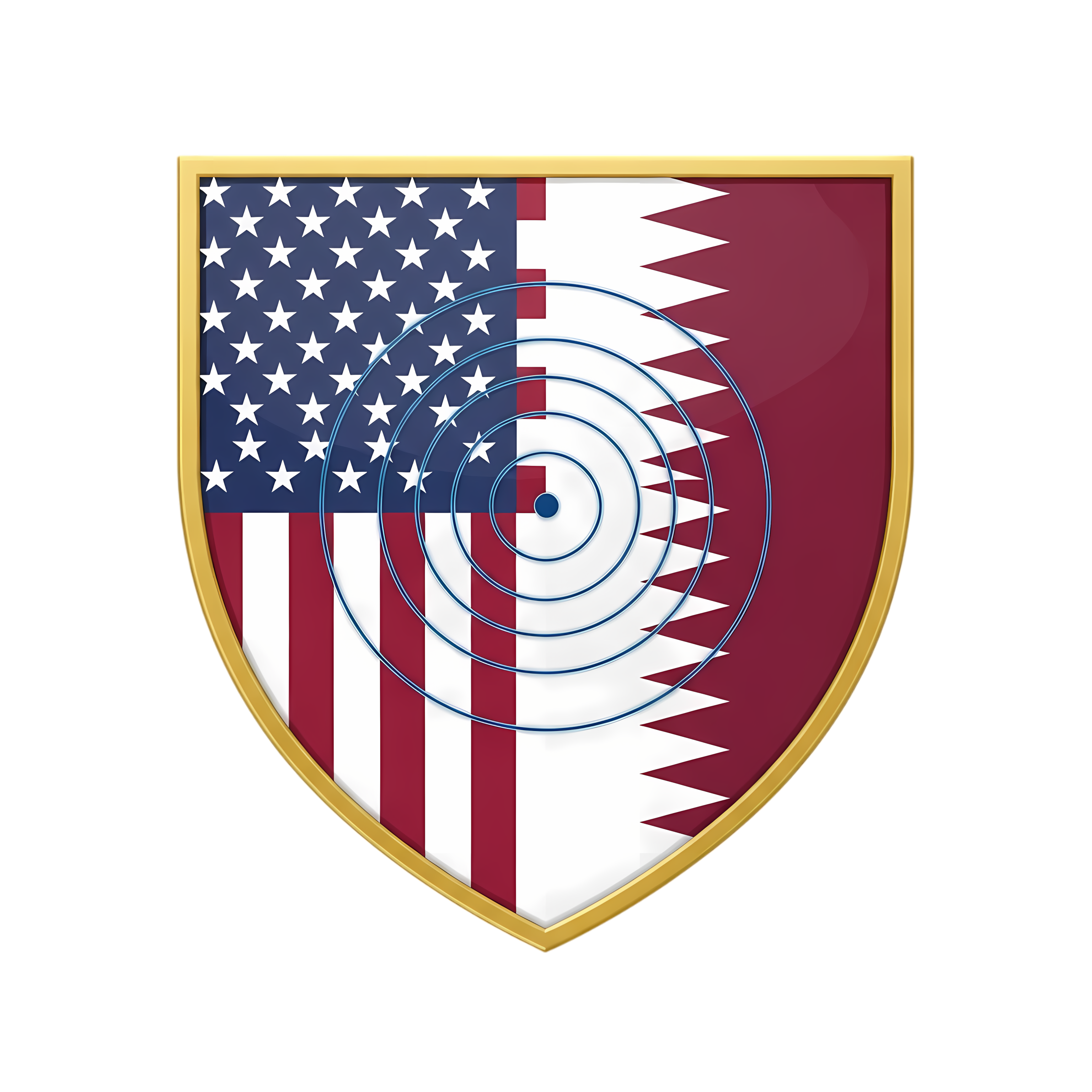united states qatar military partnership emblem