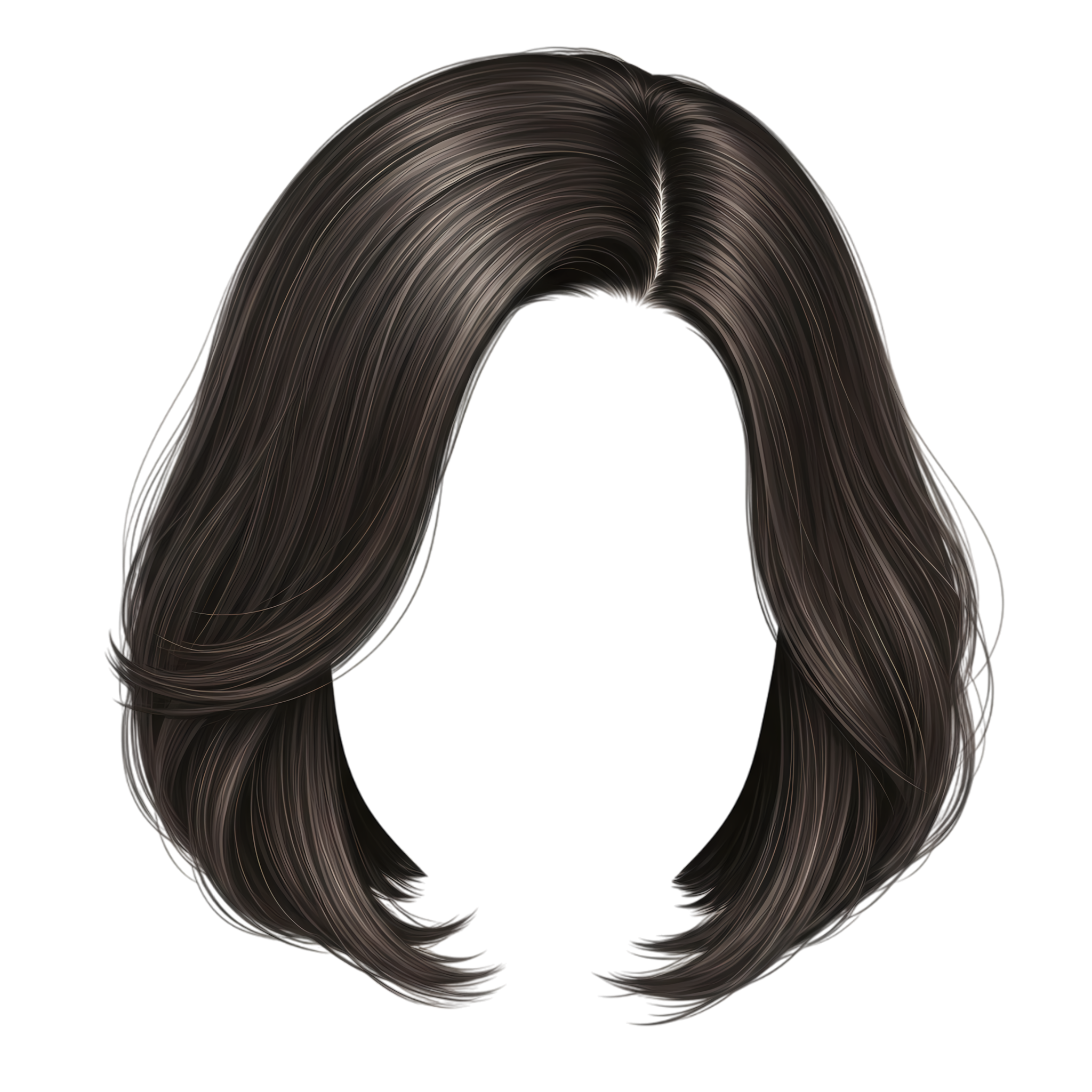 wavy bob hair