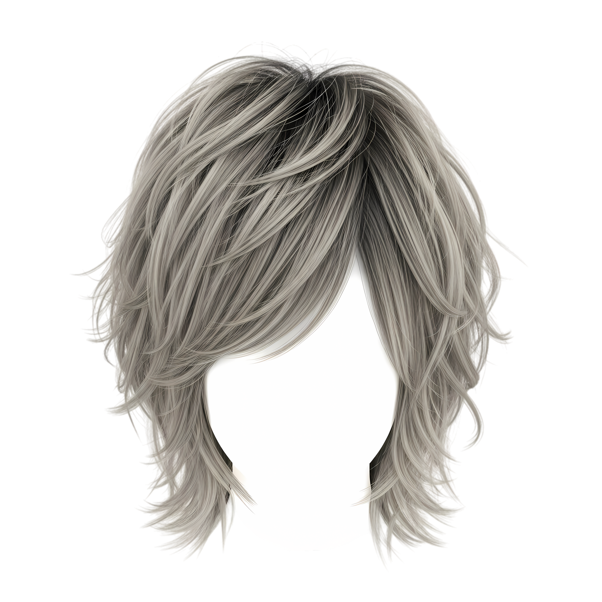 wolf cut hairstyle