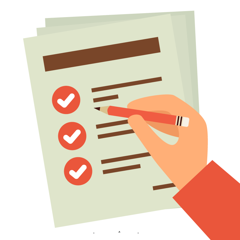 checklist digital estate planning marketing requirement vector notebook