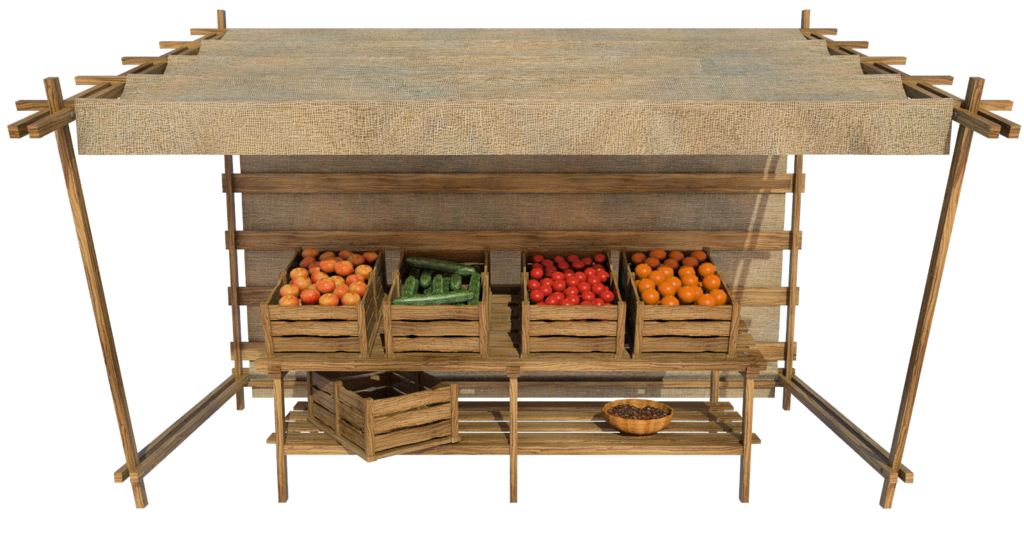 market stall marketing table trade business stock market