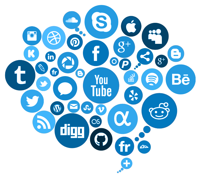 social media marketing advertising social media free png image