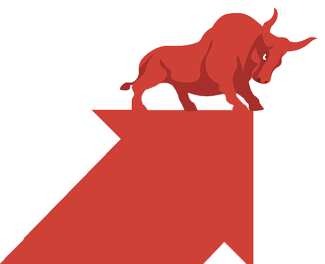 stock market investment finance animation bull market illustration