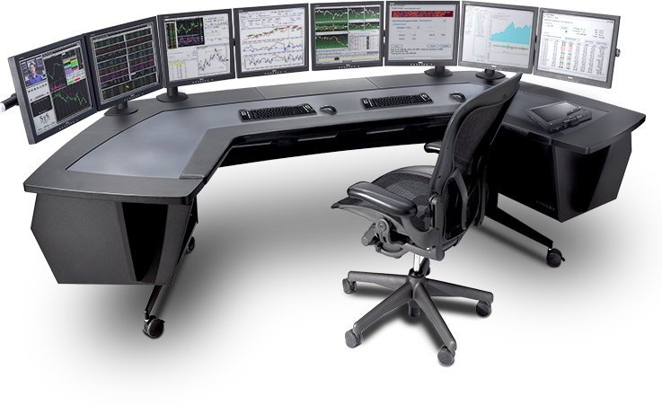 trading room foreign exchange market trader desk computer