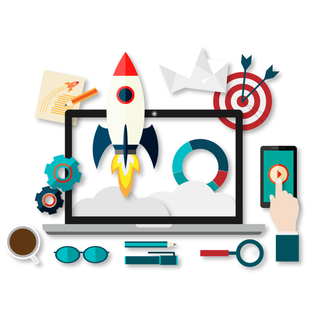 web development digital marketing content marketing gears