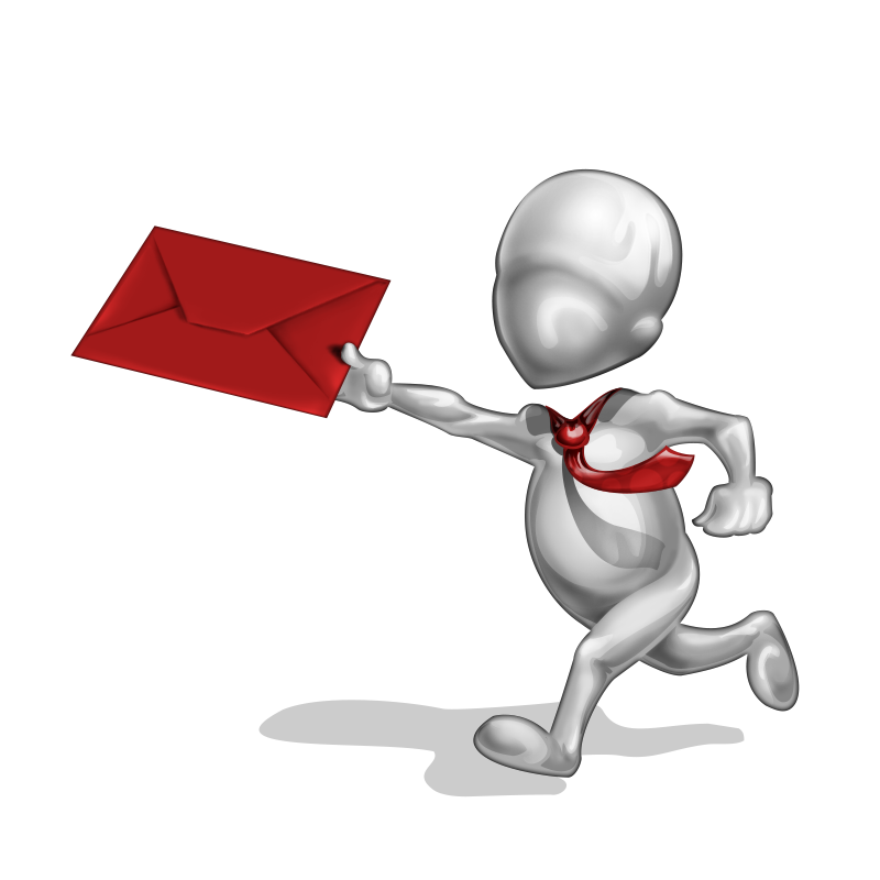 email marketing icon 3d villain
