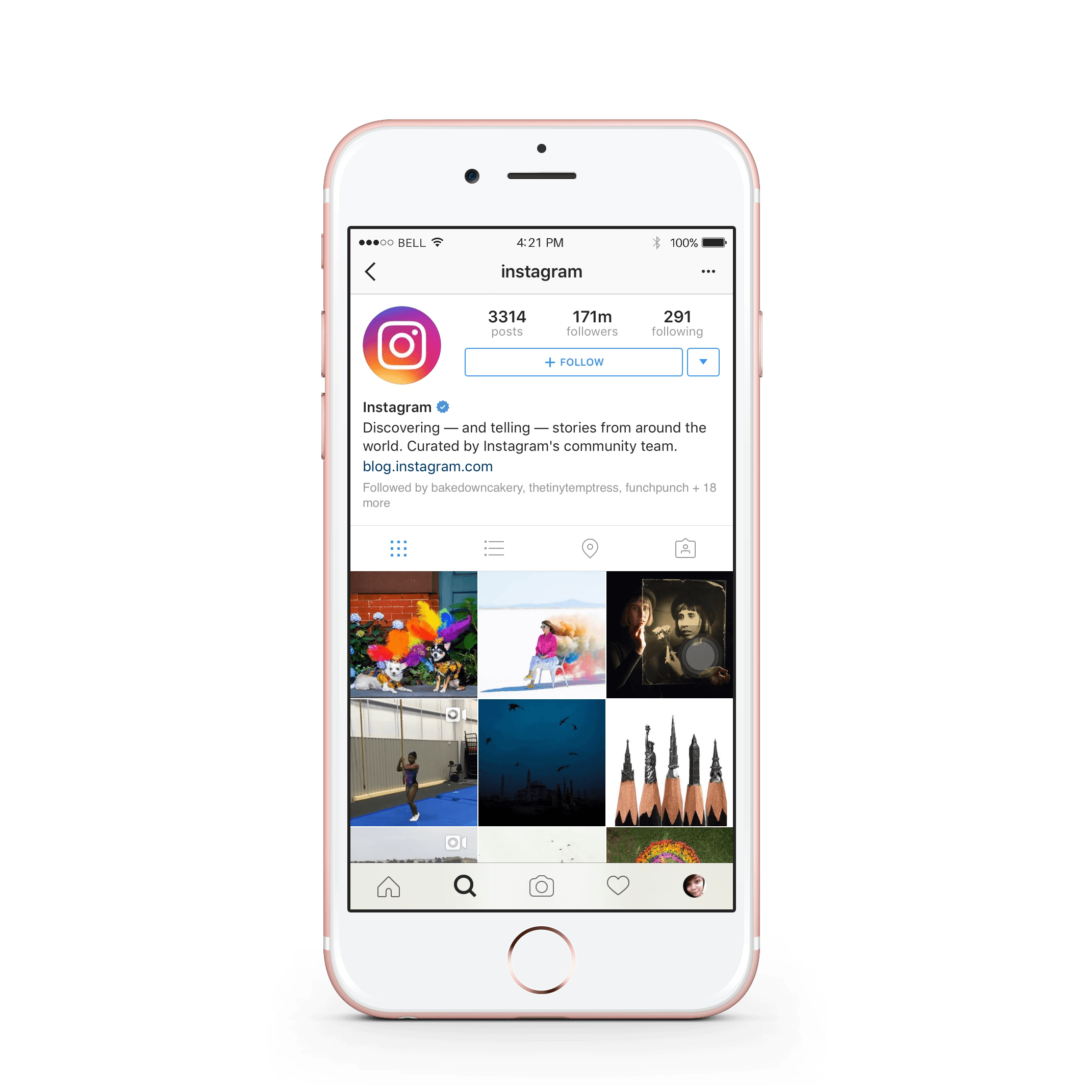 mobile app development user marketing iphone instagram