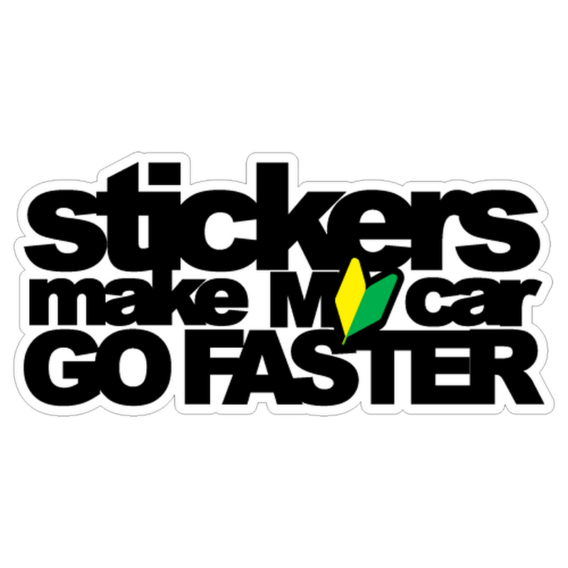 car decal bumper sticker japanese domestic market car