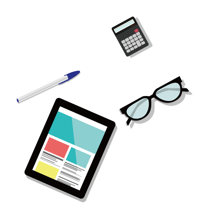 content marketing digital marketing vector tablet