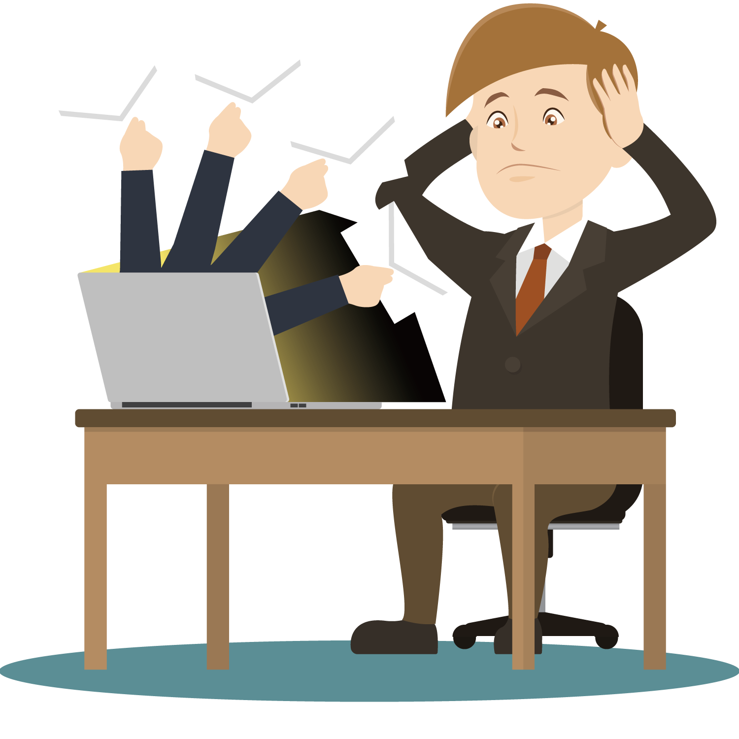 digital marketing email marketing business people working scene