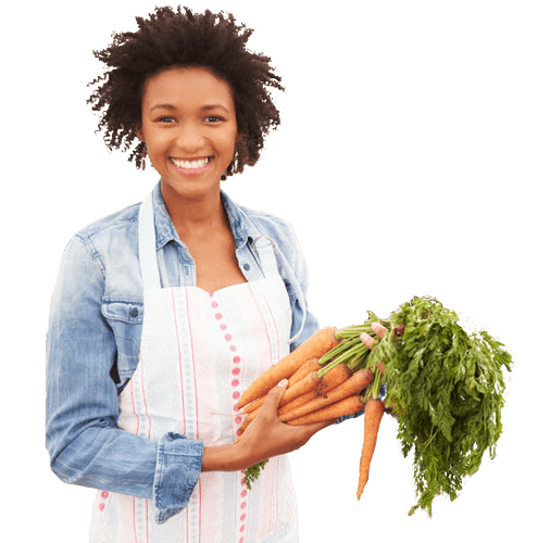 farmers market local food business woman