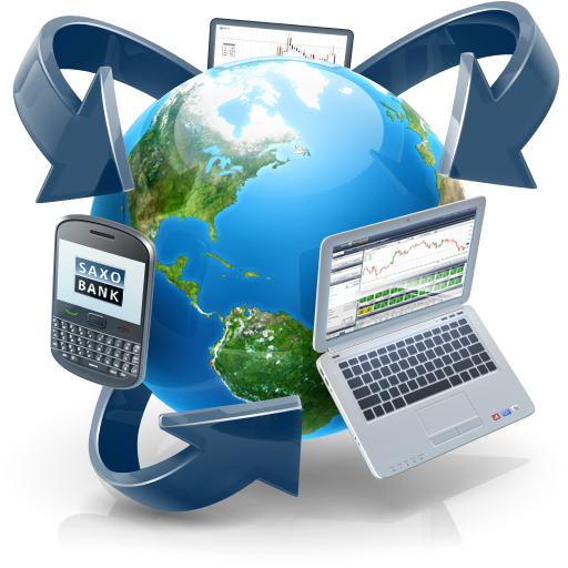 trader investing online foreign exchange market brokerage firm stock trade