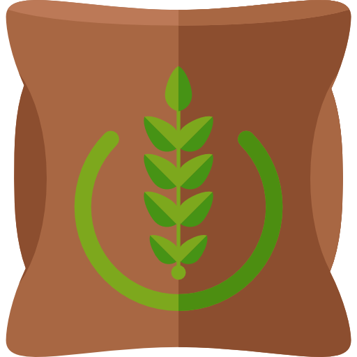 agriculture fertilizer farm market garden icon pillow