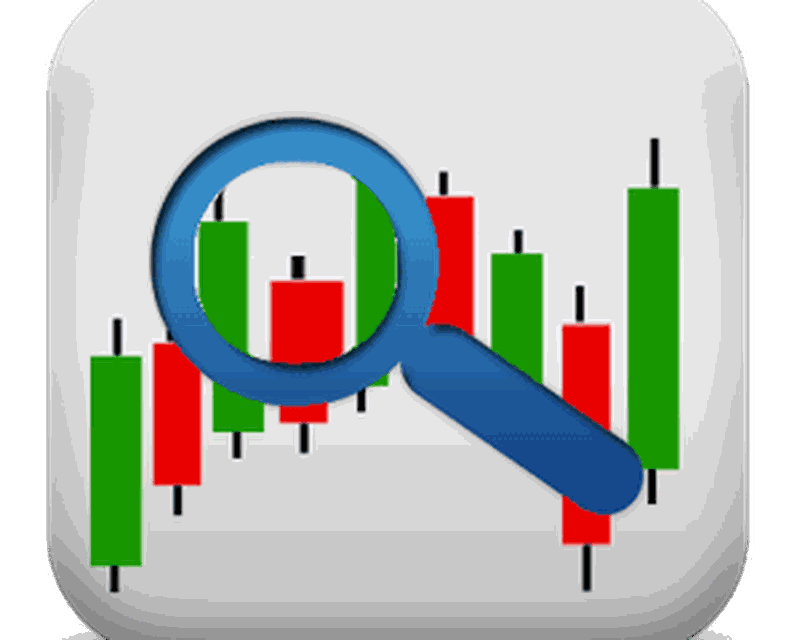 candlestick chart stock market trader stock market