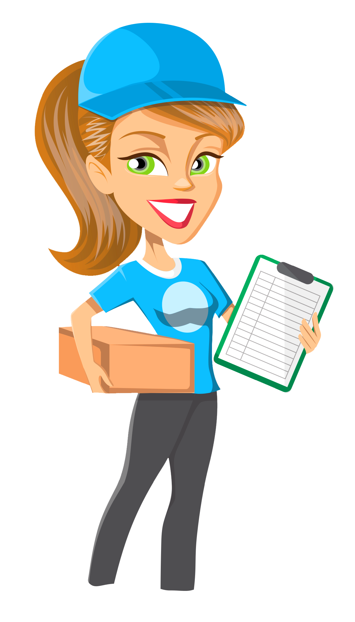 digital marketing vdeliver courier delivery clip art courier girl vector