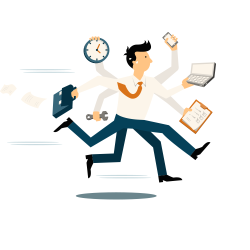 nooit af business organization youtube marketing busy man